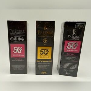SEALED NEW SET OF 3 Prédiré 50x Premium Serums